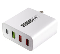 53W急速充電器 PD20W+QC3.0 USB5V3.0A 4ポート（TypeC?PD-1ポート USB?QC-1ポート USB-2ポート） iPhone12 アイフォン・アンドロイドスマート対応