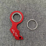 【動画あり】くるくる 回転キーホルダー キーチェーン スピナー 回転おもちゃ 指先リラクゼーション リングおもちゃ 手持ち無沙汰を解消 面白いおもちゃ 順滑なベアリングの使用 スムーズな回転