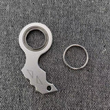 【動画あり】くるくる 回転キーホルダー キーチェーン スピナー 回転おもちゃ 指先リラクゼーション リングおもちゃ 手持ち無沙汰を解消 面白いおもちゃ 順滑なベアリングの使用 スムーズな回転