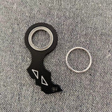 【動画あり】くるくる 回転キーホルダー キーチェーン スピナー 回転おもちゃ 指先リラクゼーション リングおもちゃ 手持ち無沙汰を解消 面白いおもちゃ 順滑なベアリングの使用 スムーズな回転