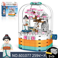 回転舞妓さん 桜の樹 桜花 レゴ 互換 ブロック LEGO互換 おもちゃ ブロック プレゼント 男の子 女の子 ギフト クリスマス 誕生日
