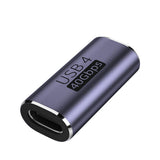 USB Type-C 変換アダプタ 中継コネクタ メス・オス・L字・ストレート 10Gbps/40Gbps タイプC USB3.1 gen2 USB4・PD240W 高速データ転送 PD急速充電  延長コネクタ 延長コード ノートパソコン・スマホ・タブレット用