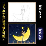 【動画あり】SNS大人気 カスタムメイド承ります ほっこり、癒しのライトアート 光る絵 光の芸術 3光色切替 おしゃれ 装飾画 雰囲気フォトフレーム インテリア絵画 ライト絵 USB給電 3つの光色に切り替え  風景画 卓上置物 誕生日 プレゼント ギフト オーダーメイド