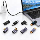 USB Type-C 変換アダプタ 中継コネクタ メス・オス・L字・ストレート 10Gbps/40Gbps タイプC USB3.1 gen2 USB4・PD240W 高速データ転送 PD急速充電  延長コネクタ 延長コード ノートパソコン・スマホ・タブレット用