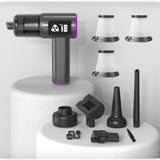 強力コードレスハンディクリーナー 吸引＆ブロー両用 強力吸引 二重フィルター ブラシレスモーター キーボード PCデスク周り 車内 シートの隙間掃除 ご家庭のホコリ取り Type-C充電 大容量バッテリー