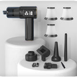 強力コードレスハンディクリーナー 吸引＆ブロー両用 強力吸引 二重フィルター ブラシレスモーター キーボード PCデスク周り 車内 シートの隙間掃除 ご家庭のホコリ取り Type-C充電 大容量バッテリー