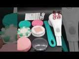 【動画あり】全身マッサージ 身体が楽 電動バスブラシ ロングハンドルボディスクラバー 5つの取り外し可能なブラシヘッド 3速調整 顔用 ボディクリーニング用角質除去SPA かかとやすり かかと角質取り
