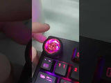 【動画あり】DIY ESC回転キーキャップス ストレス解消 アルミニウム合金ホットホイールスタイル 耐久性のある回転可能なホイール形状キーボード装飾 ゲーミングキーボード キーボード交換用 ゲームプレーヤー プレゼント