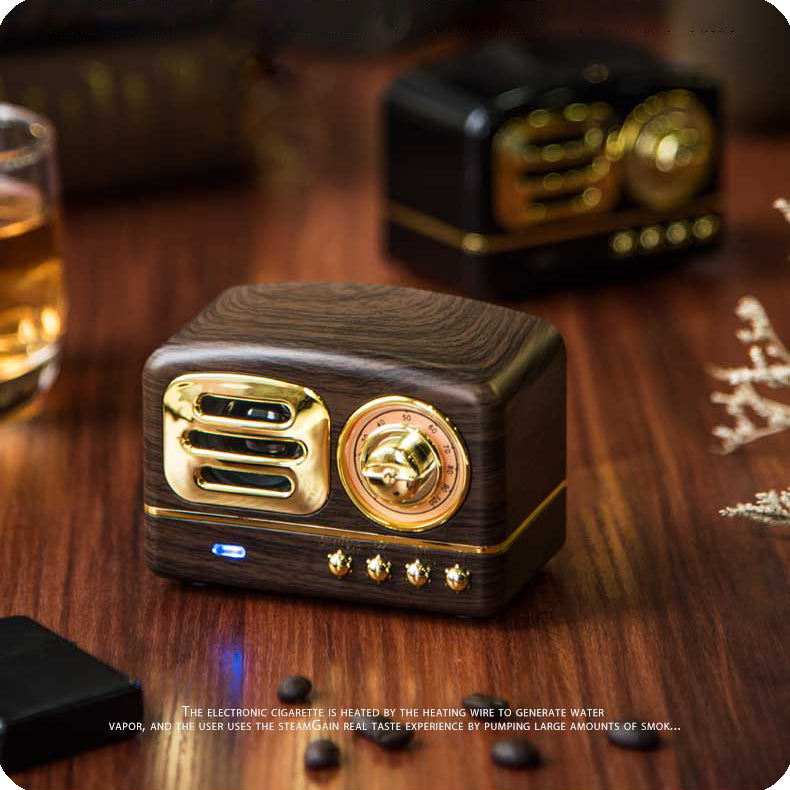 動画あり】レトロなワイヤレススピーカー FMラジオ Mp3