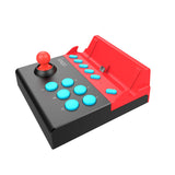 小型アーケード ミニアケコン アーケードコントローラー ミニファイティングスティック 格闘ゲームコントローラー TURBO連射機能搭載