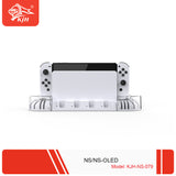 【動画あり】switch (OLED)ドッグ拡張 充電器スタンド ジョイコン4つ同時に充電 カード16枚収納 防塵 スイッチ ドック