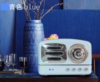 【動画あり】レトロなワイヤレススピーカー FMラジオ Mp3プレイヤー BluetoothV4.2 ハイファイステレオ ポータブル 誕生日プレゼント